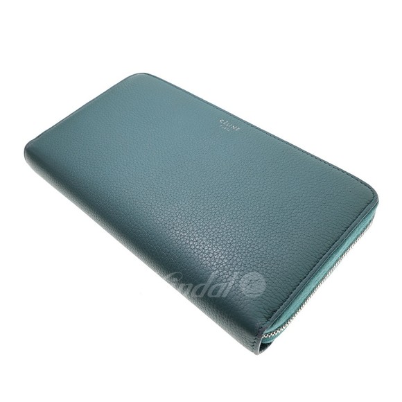 CELINE Large Zip Multi-Function Long Wallet Blue - Picture 5 of 11